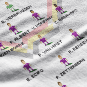 Bruxelles Stars White T-Shirt